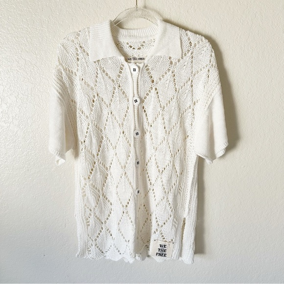 New FREE PEOPLE We The Free All Love Club Shirt size S - Picture 3 of 13